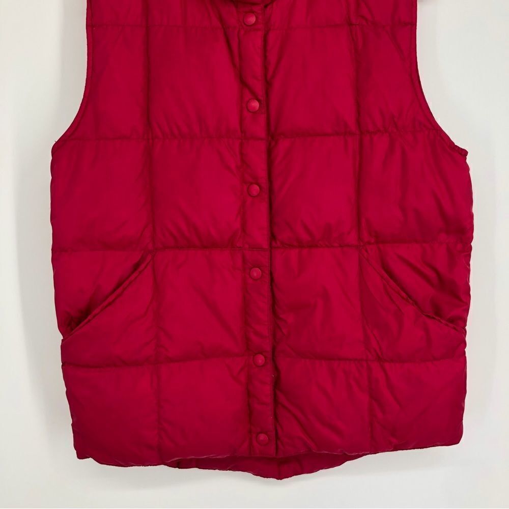 LANDS’ END Down Vest Pink Womens Size Small - Picture 5 of 7